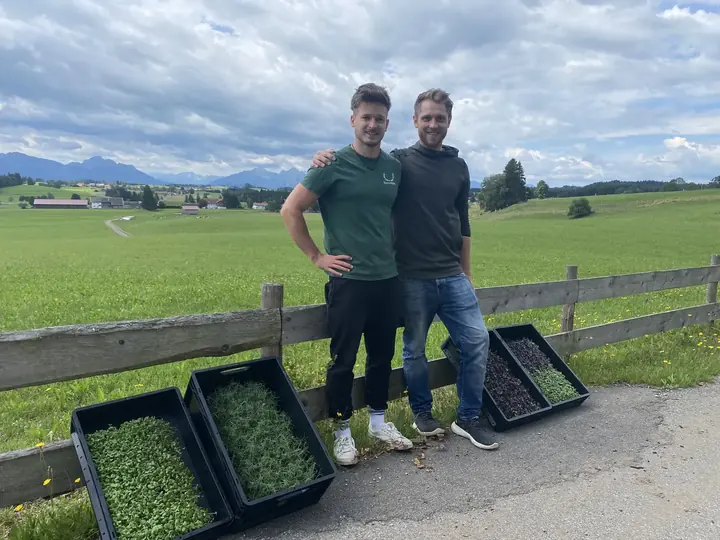 Simon und Michael von AllgäuGreens